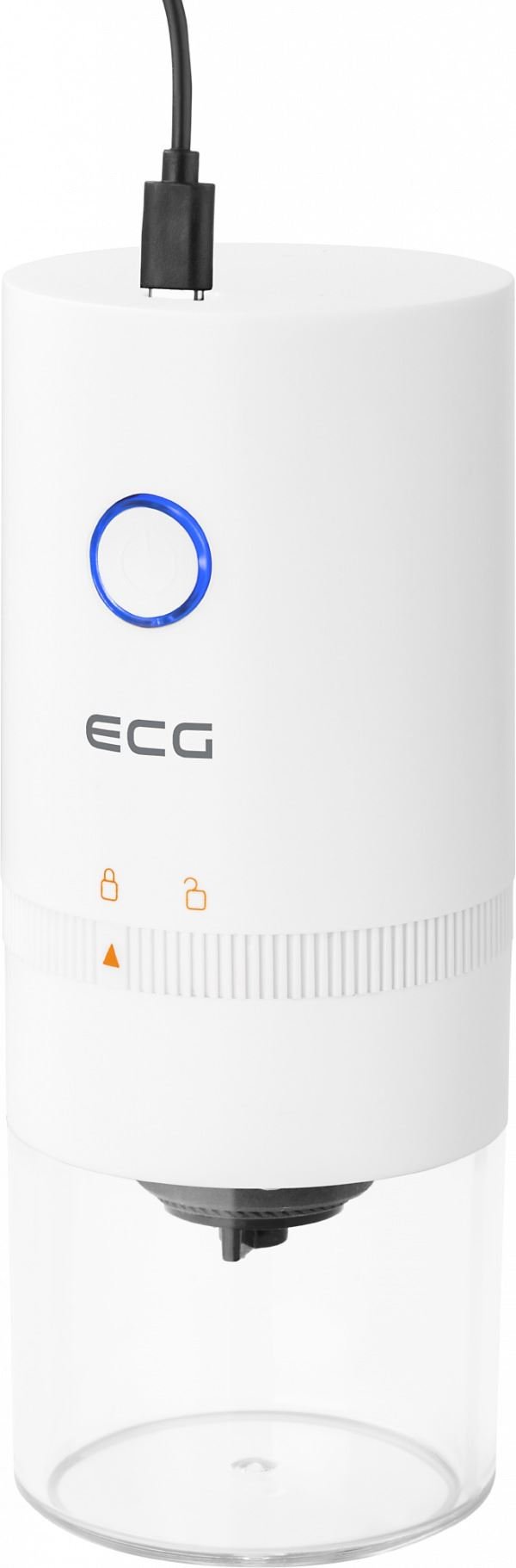 ECG KM 150 Minimo White akkumulátoros kávédaráló fehér