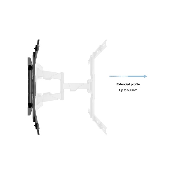 MULTIBRACKETS fali rögzítő, M VESA Flexarm L Full Motion Dual