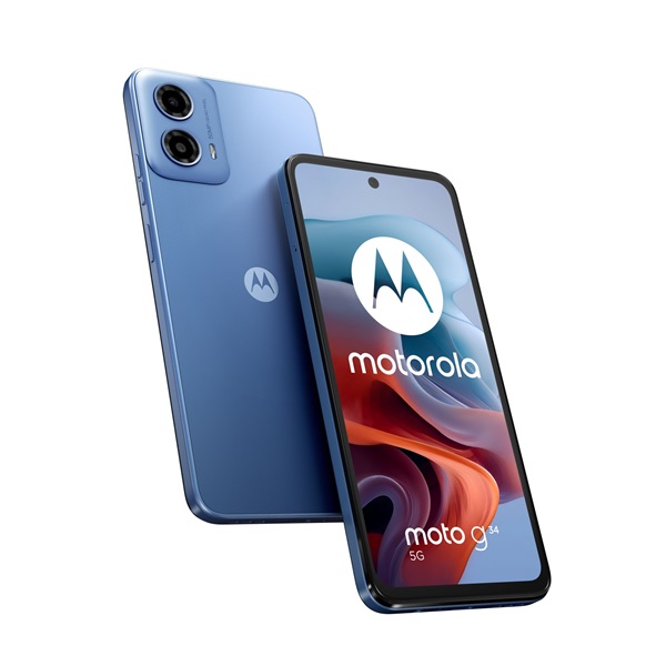Motorola Moto G34 6,5" 5G 8/128GB DualSIM Ice Blue okostelefon Motorola Moto G34 6,5" 5G 8/128GB DualSIM Ice Blue okostelefon