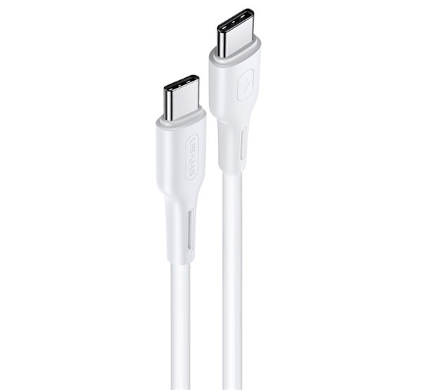 USAMS U43 adatkábel és töltő (Type-C - Type-C, 100W, PD gyorstöltés támogatás, 120cm) FEHÉR (SJ459_W) USAMS U43 adatkábel és töltő (Type-C - Type-C, 100W, PD gyorstöltés támogatás, 120cm) FEHÉR (SJ459_W)