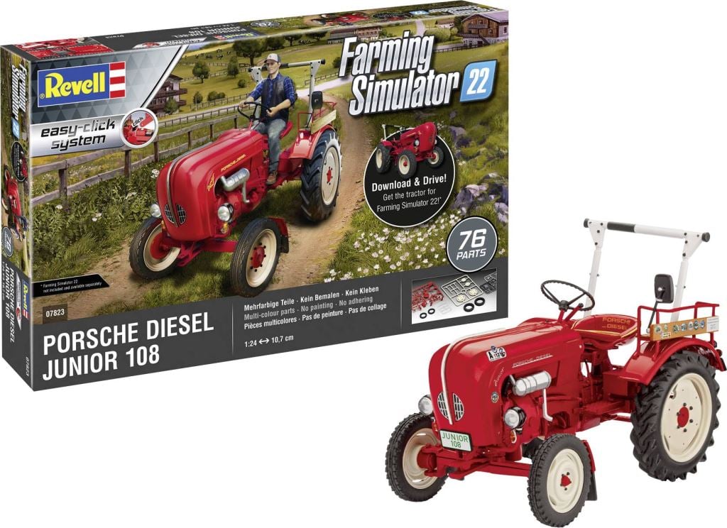 Revell RV Porsche Junior 108 - Farming Simulator Edition Bulldog 1:24 (07823)