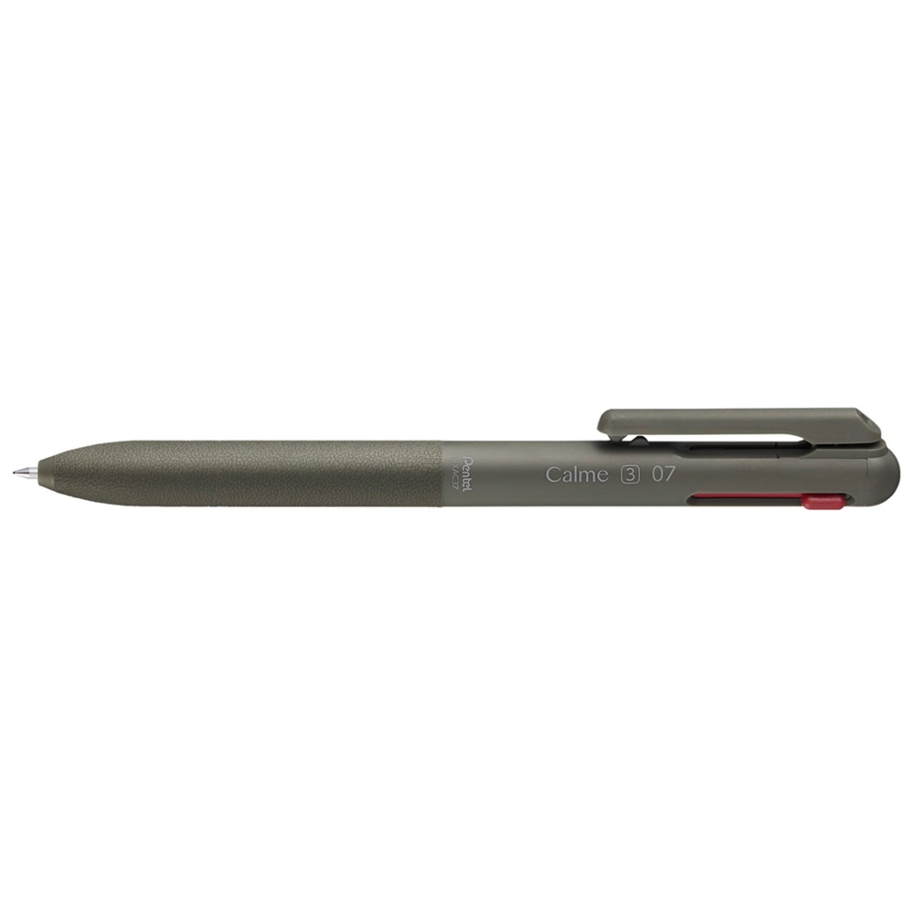 Pentel Golyóstoll nyomógombos 0,35mm,   CALME, írásszín 3 színű (BXAC37A)