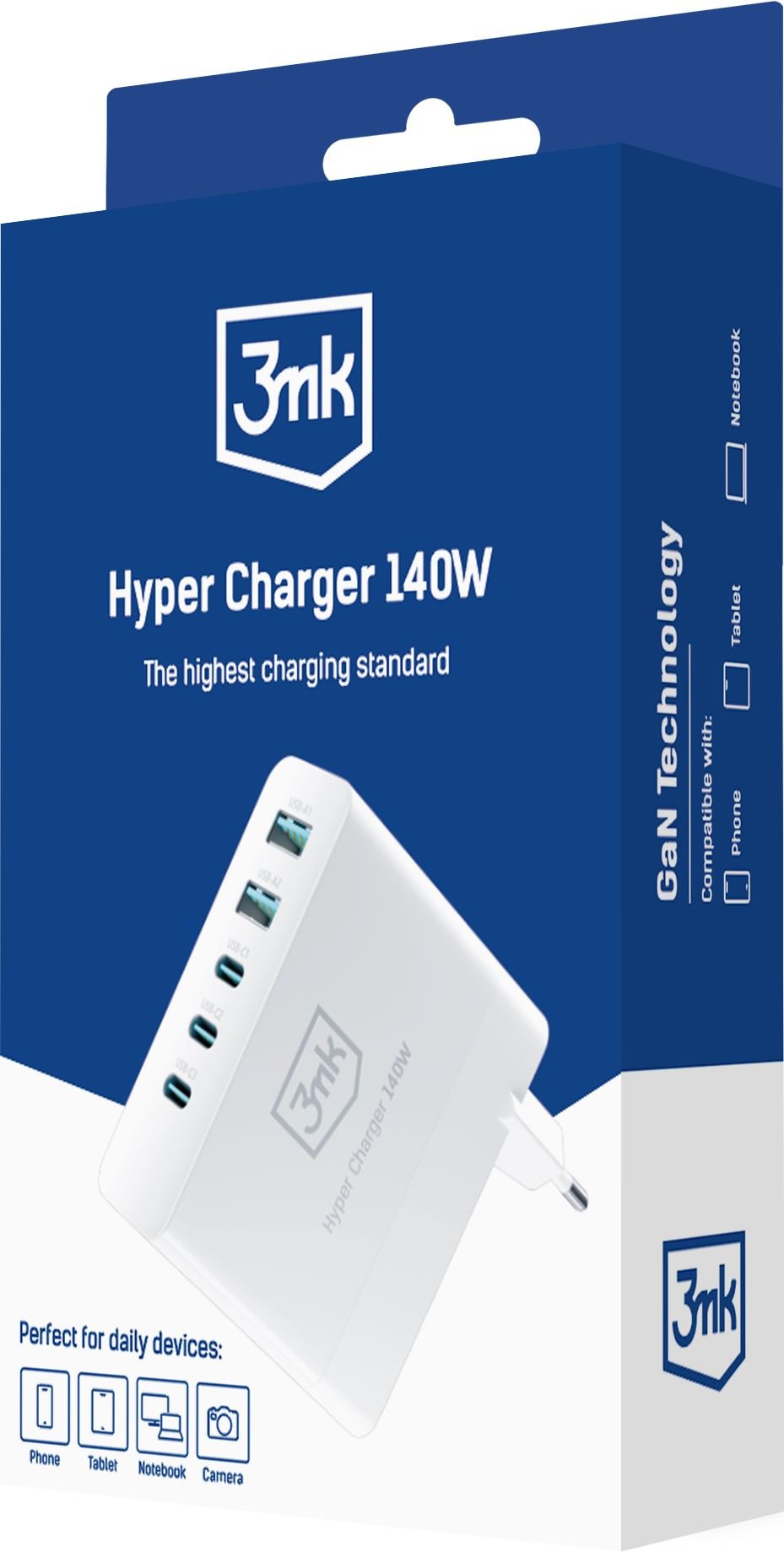 3mk Hyper Charger 140W Fehér