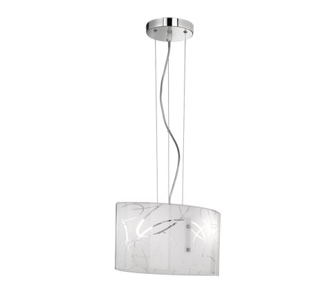 Trio 304400201 Spirelli 40W fehér függesztett lámpatest