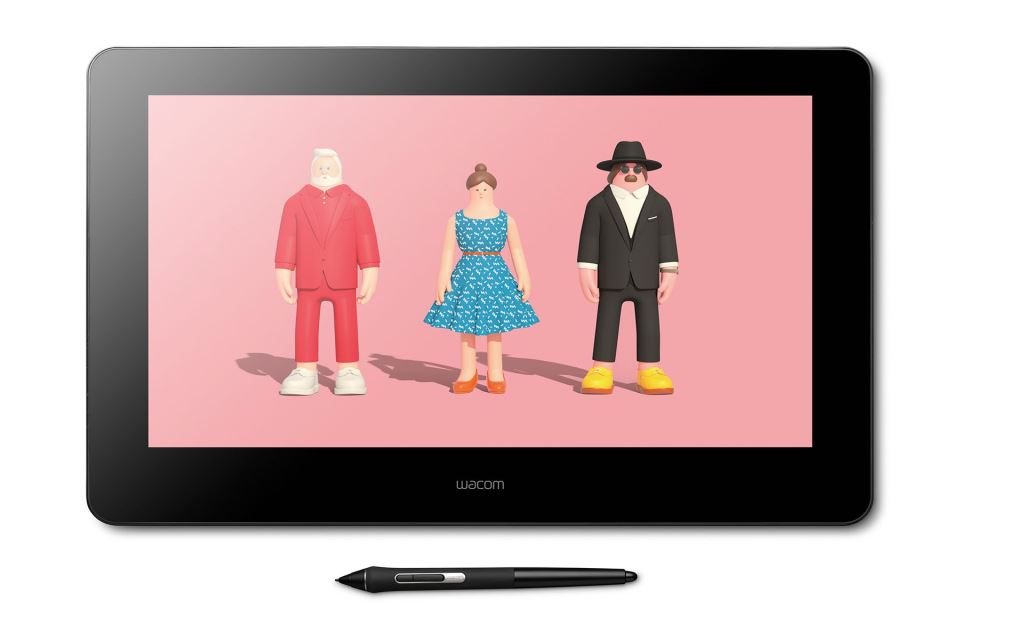 Wacom Cintiq Pro 16 2021 digitális rajztábla fekete (DTH167K0B)