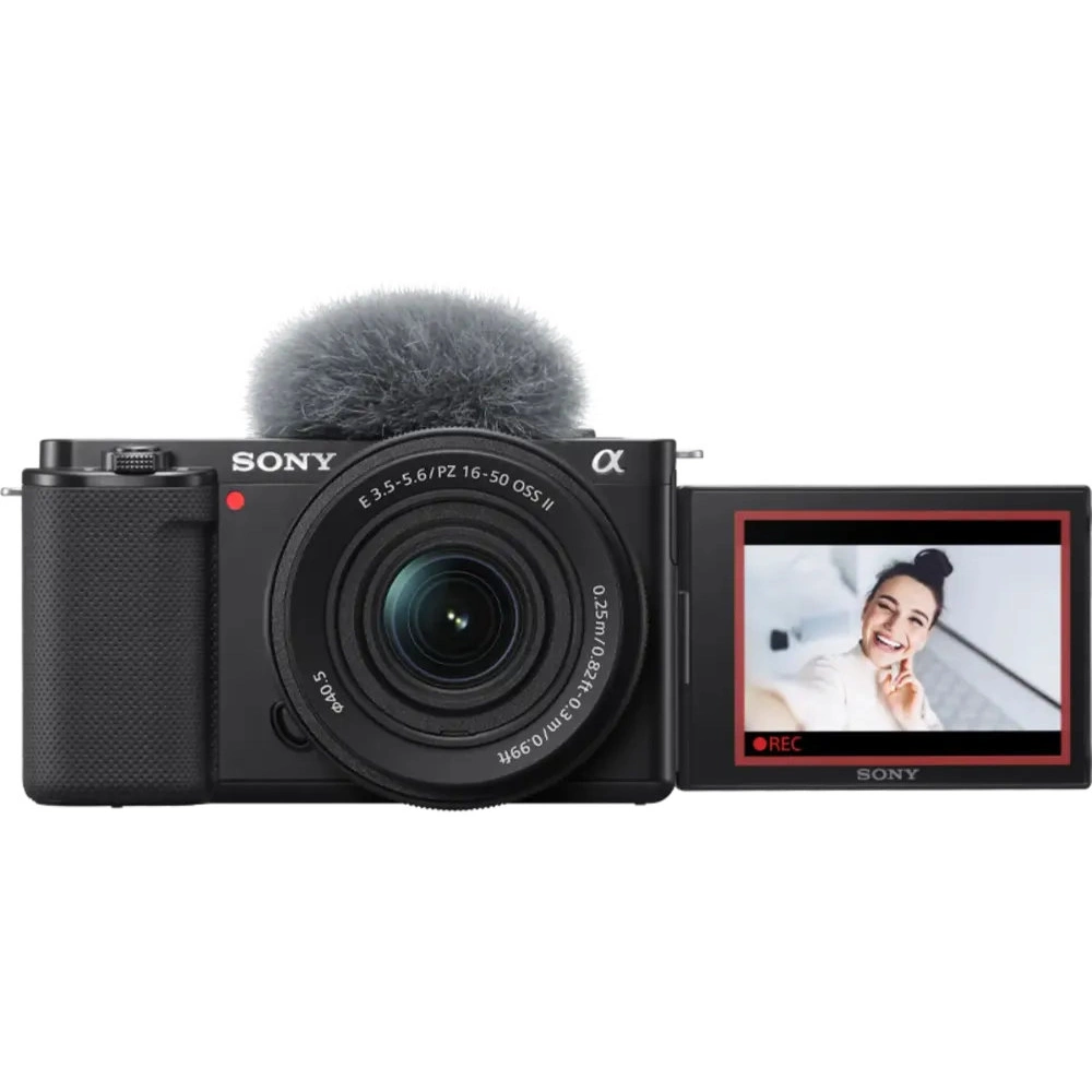Sony ZV-E10 váz + PZ 16-50mm f/3.5-5.6 II objektív KIT fényképezőgép
