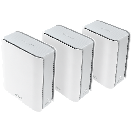 LAN/WIFI Asus Router 8643 Mbps Tri-band WiFi7 AiMesh BT8(W-3-PK)