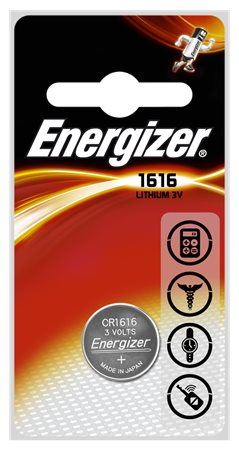 Energizer gombelem 3V CR1616 (1db/csomag) (E300843901) Energizer gombelem 3V CR1616 (1db/csomag) (E300843901)