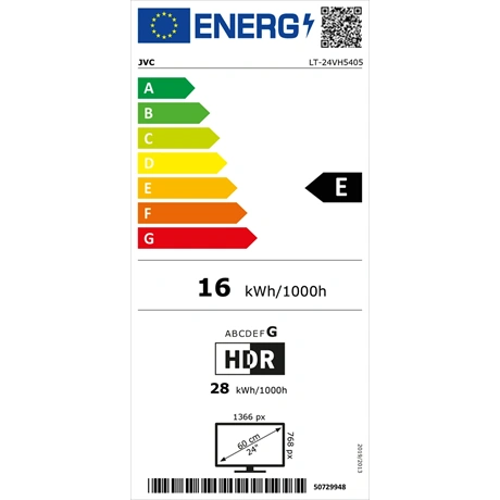 JVC 24" LT24VH5405 LED Televízió