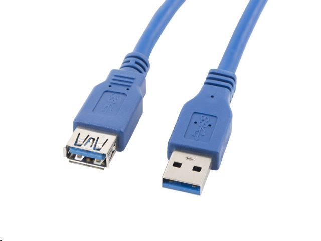 Lanberg USB 3.0 AM-AF hosszabbító kábel 3m, kék (CA-US3E-10CC-0030-B) Lanberg USB 3.0 AM-AF hosszabbító kábel 3m, kék (CA-US3E-10CC-0030-B)