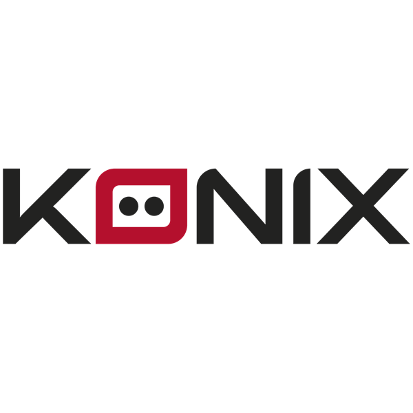 KONIX -  Nintendo Switch/PC LED Vezeték Nélküli kontroller, Átlátszó