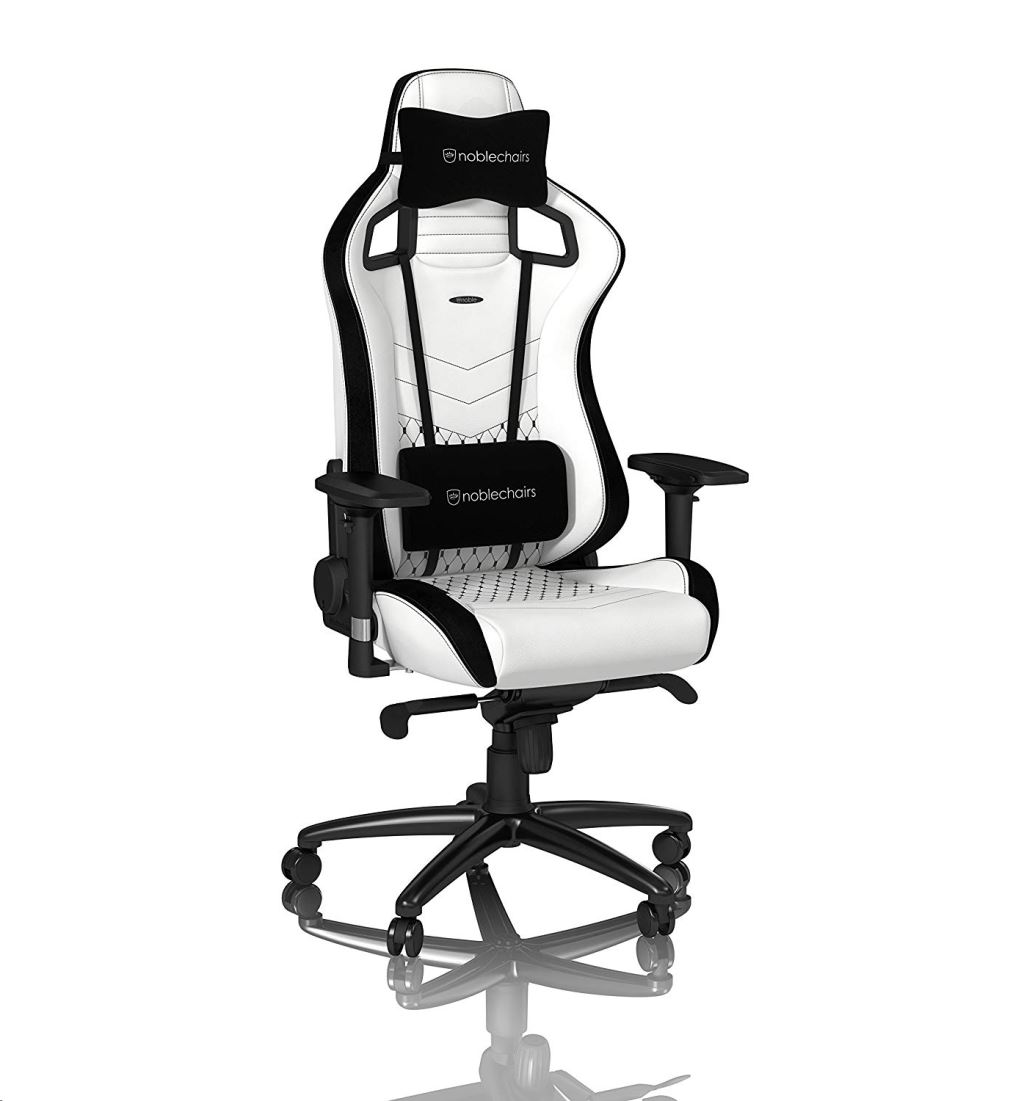 noblechairs EPIC gaming szék Fekete/Fehér (NBL-PU-WHT-001)
