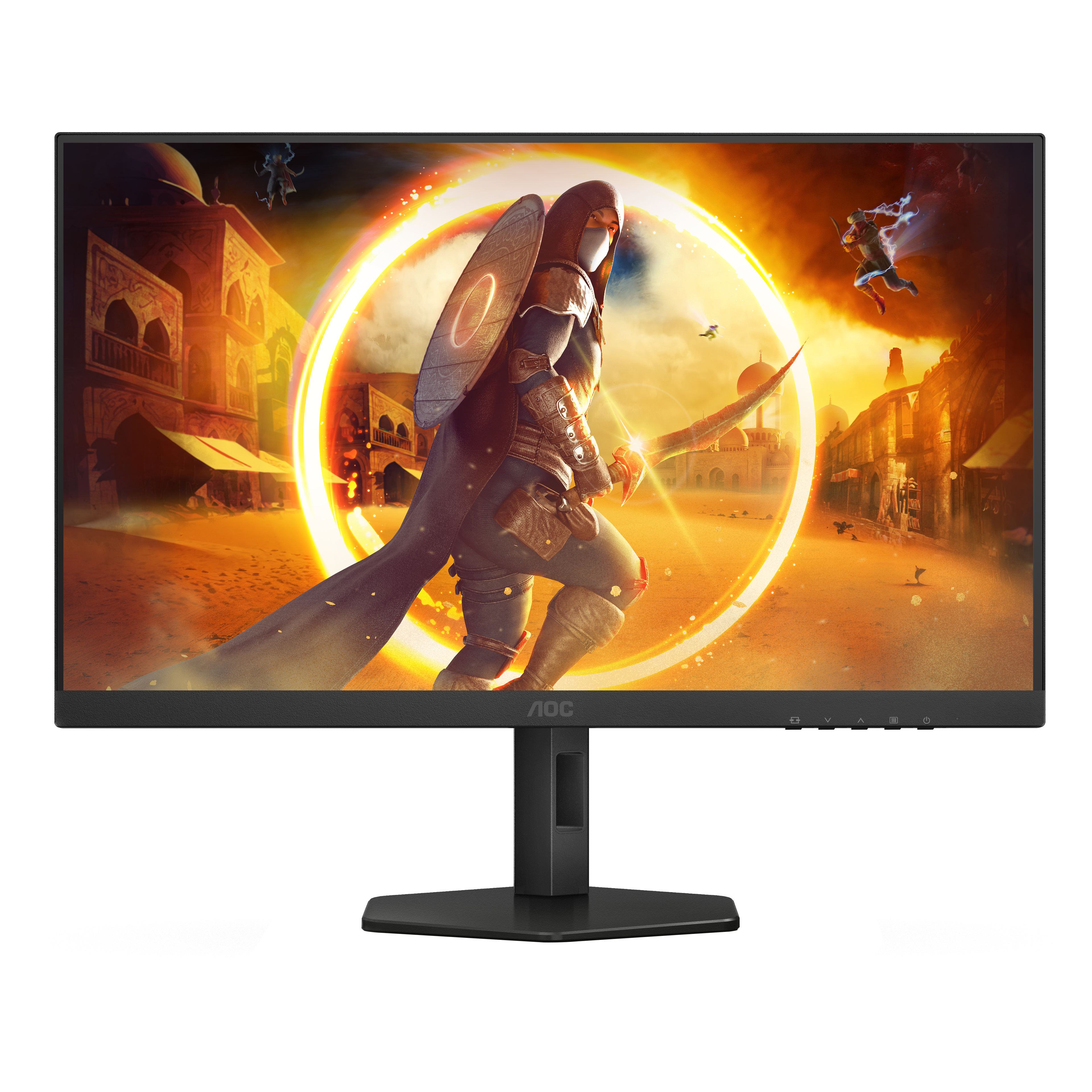 AOC 27" Q27G4XF Monitor - 2560x1440, QHD, LED, IPS, 180Hz, 0,5ms, FreeSync, Pivot, Gamer, Fekete