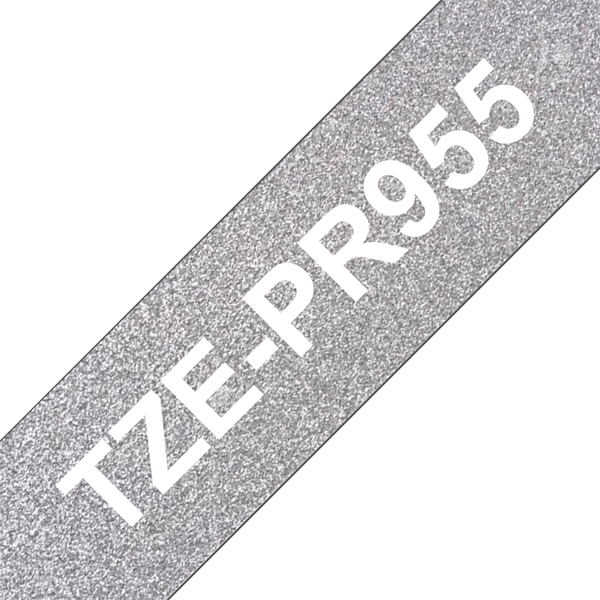 Brother TZe-PR955 laminált P-touch flexibilis szalag (24mm) Black on Grey - 8m Brother TZe-PR955 laminált P-touch flexibilis szalag (24mm) Black on Grey - 8m