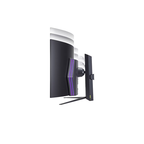 LG 45GR95QE 44.5"  Ívelt Gaming 240Hz OLED monitor