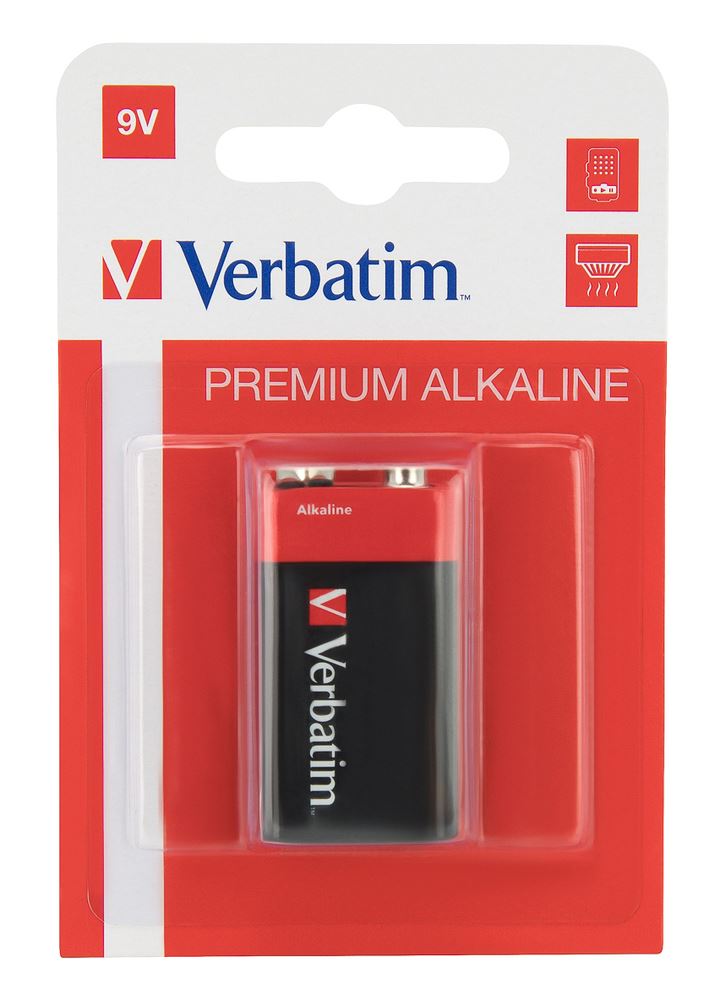 Verbatim Premium alkáli elem 9V (49924) Verbatim Premium alkáli elem 9V (49924)