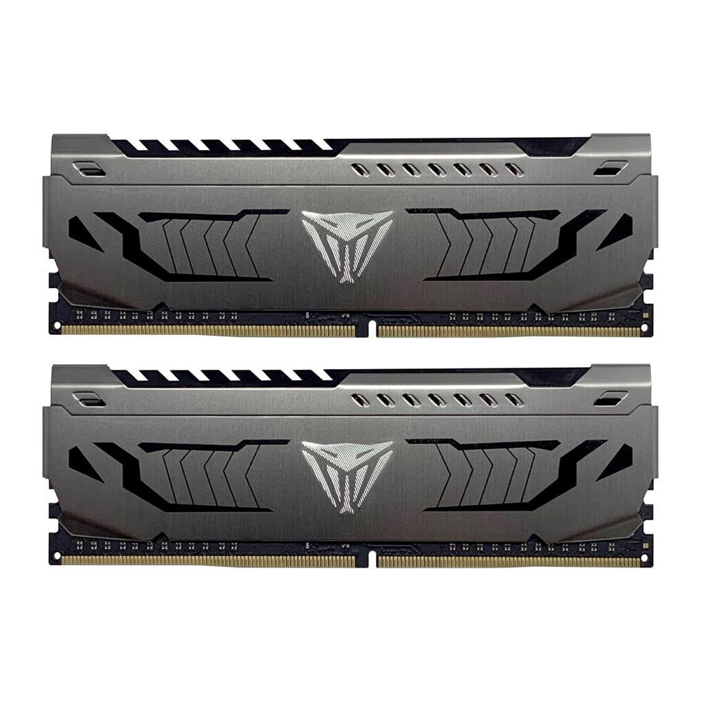 16GB 3200MHz DDR4 RAM Patriot Viper Steel CL16 szürke (2x8GB) (PVS416G320C6K)