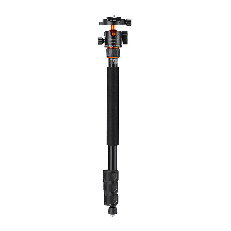 K&F Concept KF-09-087V6 K234A7+BH-28L állvány + monopod, elforgatható középoszloppal, fekete-narancs K&F Concept KF-09-087V6 K234A7+BH-28L állvány + monopod, elforgatható középoszloppal, fekete-narancs