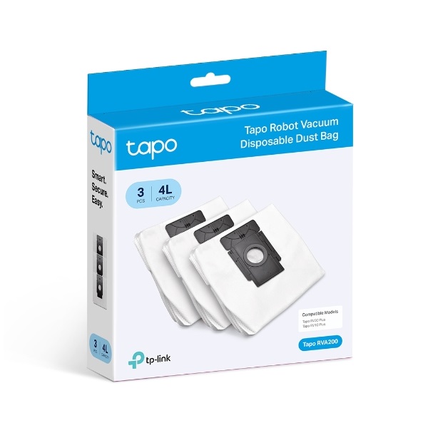TP-LINK TAPO RVA200 Robot Porszívó Porzsák csomag TP-LINK TAPO RVA200 Robot Porszívó Porzsák csomag