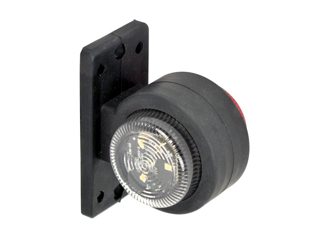 Carpoin szélességjelző pótkocsira, piros/fehér 10-30V (370414037)