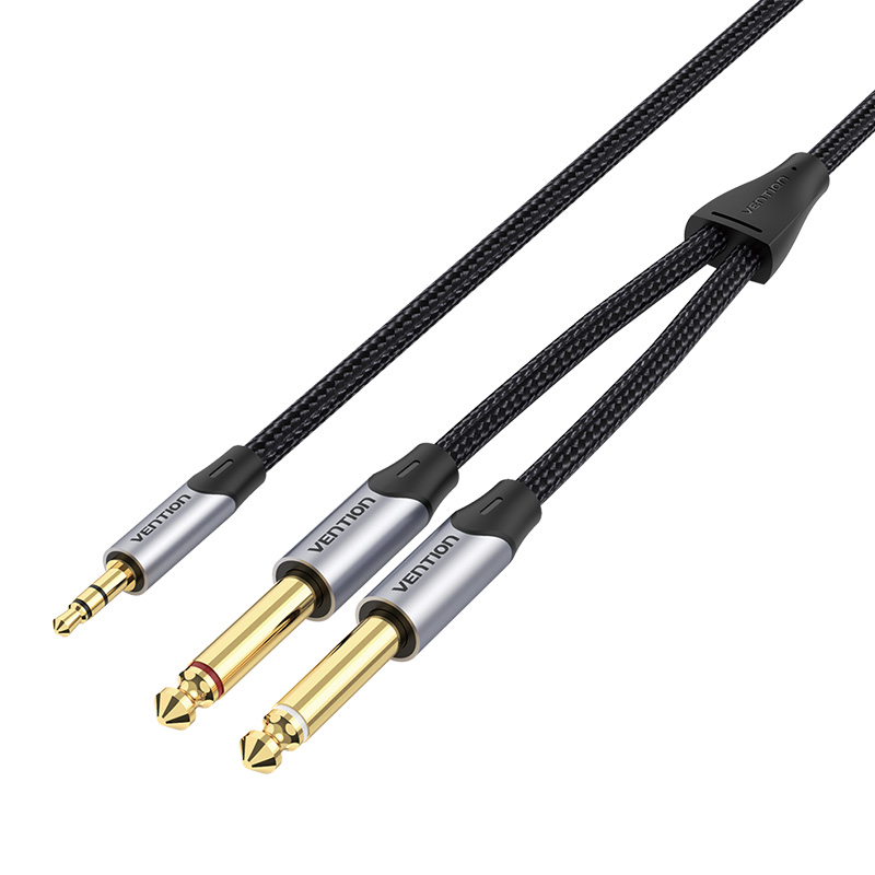 Vention BARHL Audiokábel mini jack 3,5 mm-es jack 6,35 mm-es hím  10m