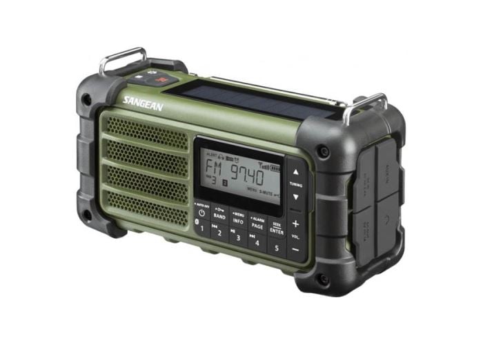 Sangean MMR-99 FM / AM / Bluetooth napelemes vészhelyzet rádió zöld