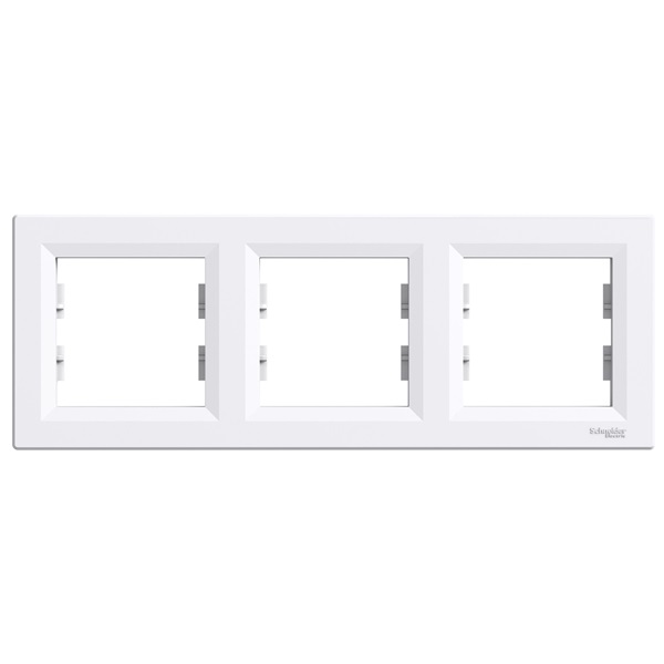 Schneider EPH5800321 ASFORA Vízszintes, fehér 3-as keret Schneider EPH5800321 ASFORA Vízszintes, fehér 3-as keret