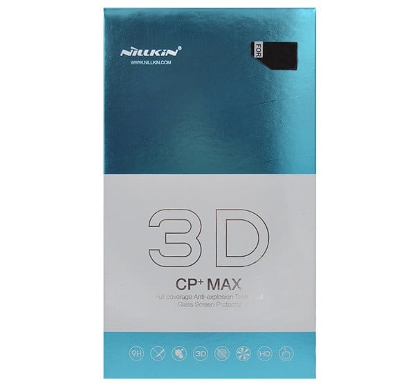 NILLKIN CP+MAX képernyővédő üveg (3D, full cover, íves, karcálló, UV szűrés, 0.33mm, 9H) FEKETE [Apple iPhone 6S 4.7]