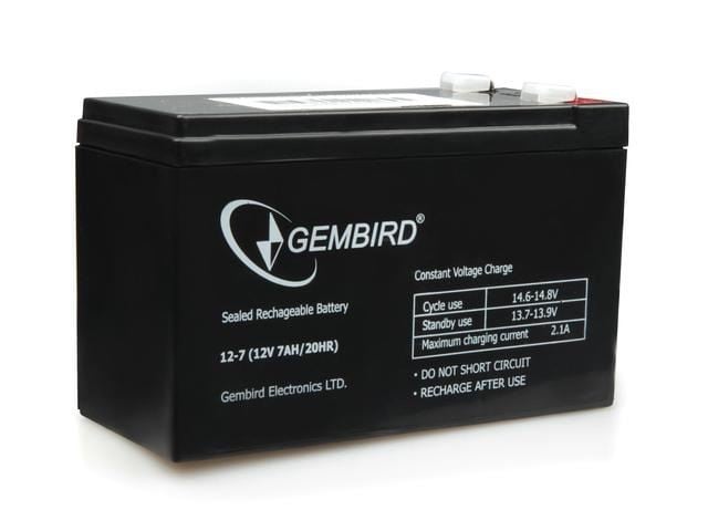 Gembird 12 V 7 AH csere akkumulátor (BAT-12V7AH) Gembird 12 V 7 AH csere akkumulátor (BAT-12V7AH)
