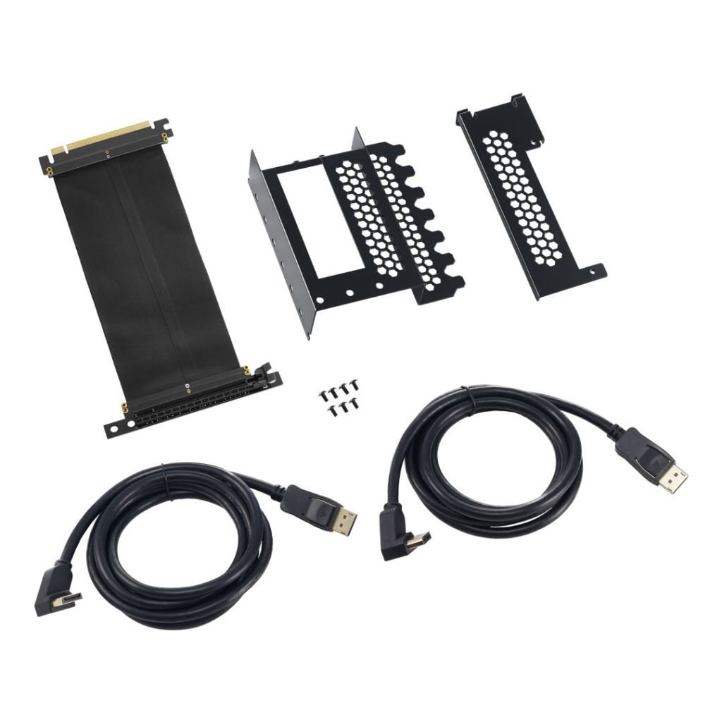 CableMod vertikális PCI-e keret - 2 x DisplayPort (CM-VPB-2DK-R) CableMod vertikális PCI-e keret - 2 x DisplayPort (CM-VPB-2DK-R)