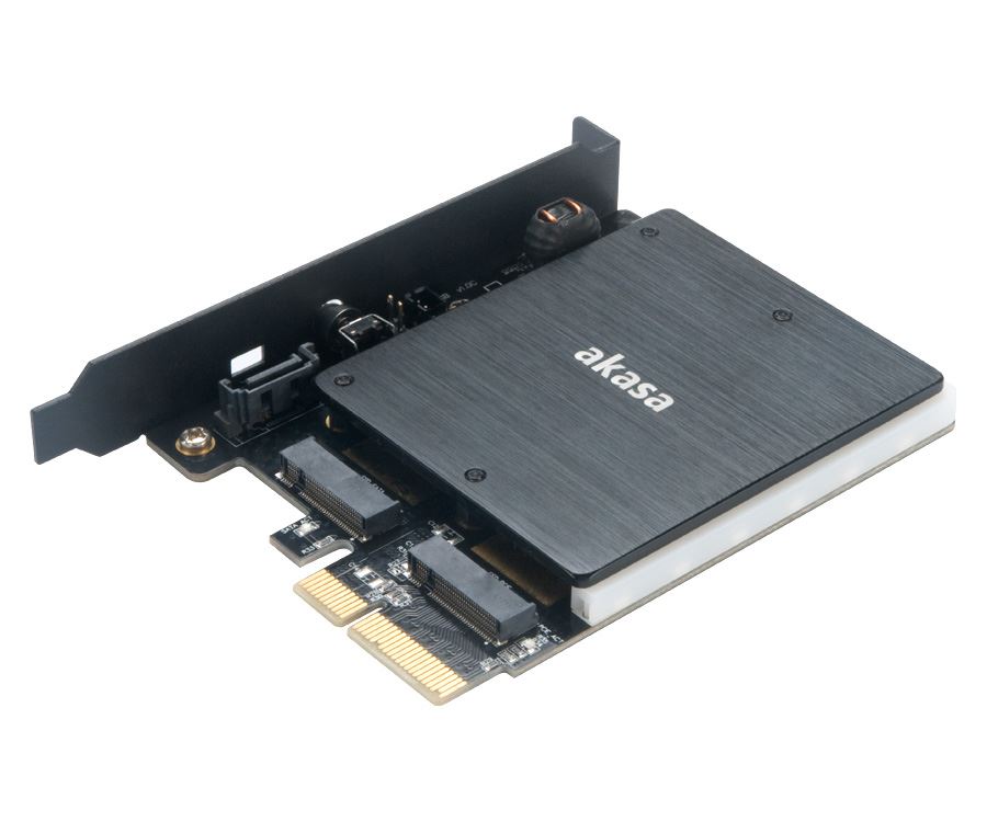 Akasa 2x M.2 bővítő kártya PCI-E (AK-PCCM2P-03) Akasa 2x M.2 bővítő kártya PCI-E (AK-PCCM2P-03)