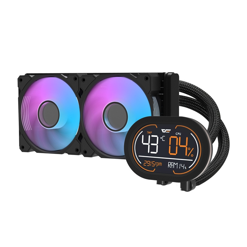 Darkflash DH240D CPU vízhűtő Fekete 