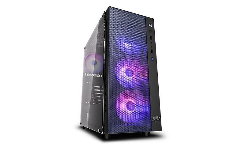 Deepcool MATREXX 55 MESH ADD-RGB 4F táp nélküli ablakos ház fekete (DP-ATX-MATREXX55-MESH-AR-4F) Deepcool MATREXX 55 MESH ADD-RGB 4F táp nélküli ablakos ház fekete (DP-ATX-MATREXX55-MESH-AR-4F)
