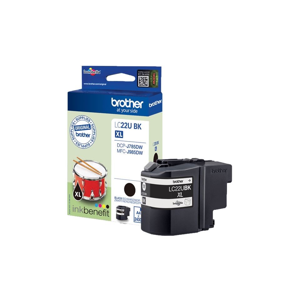 Brother LC22UBK fekete tintapatron