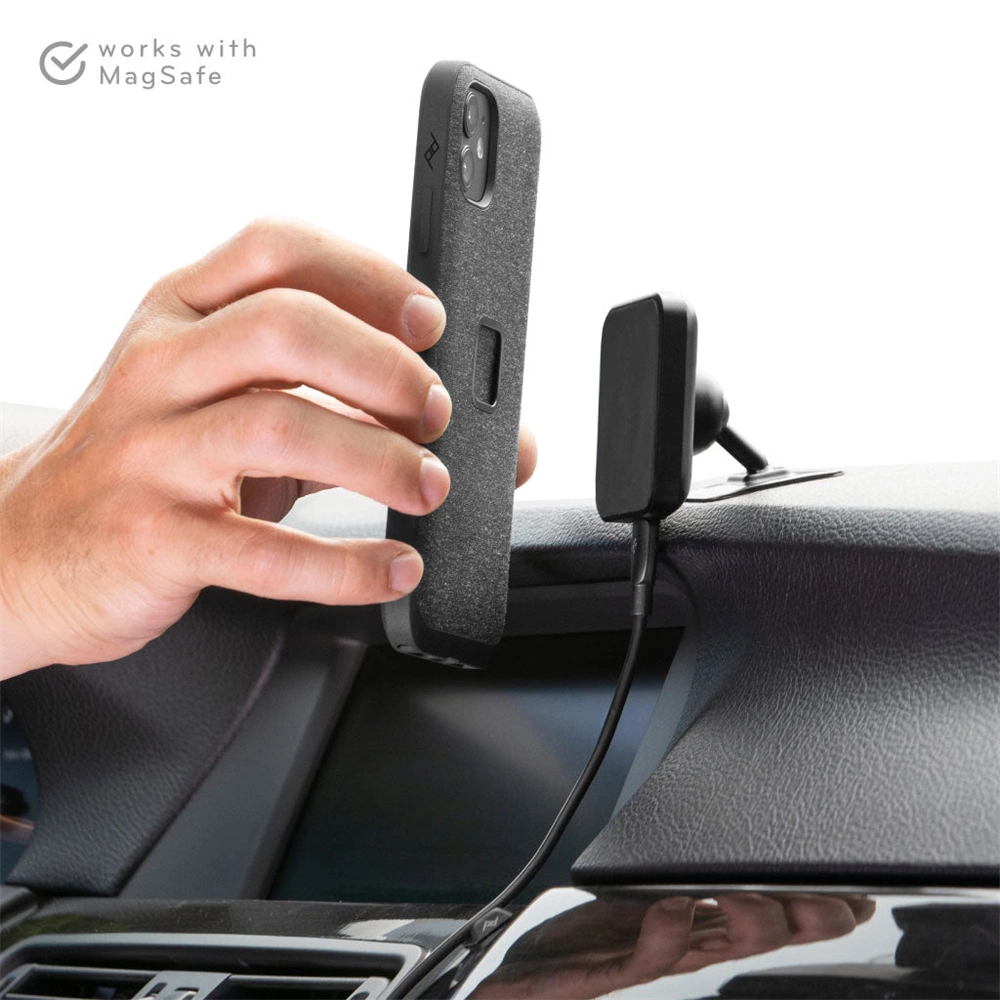 PEAK DESIGN Mobile Car Mount VHB Charging Qi2  Fekete