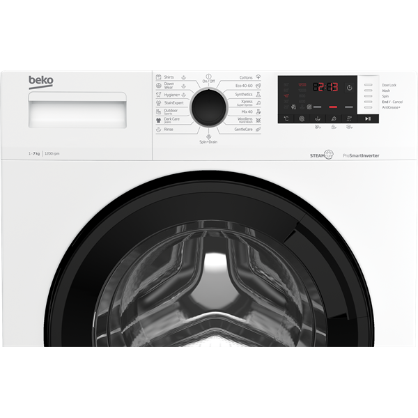 Beko WUE7612XBWS keskeny elöltöltős mosógép