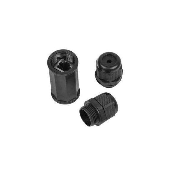 Lanberg AD-RJ45-OS6-IP67 RJ45-RJ45 Cat5e/Cat6 FTP IP67 vízálló árnyékolt fekete toldó Lanberg AD-RJ45-OS6-IP67 RJ45-RJ45 Cat5e/Cat6 FTP IP67 vízálló árnyékolt fekete toldó