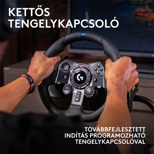 Logitech G923 TrueForce szimulátor-versenykormány PS5/PS4/PC fekete (941-000149)
