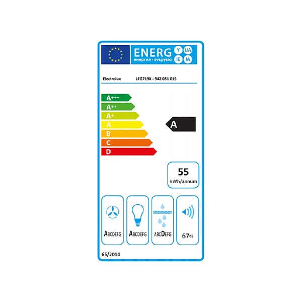 Electrolux LFG719X beépíthető páraelszívó Electrolux LFG719X beépíthető páraelszívó