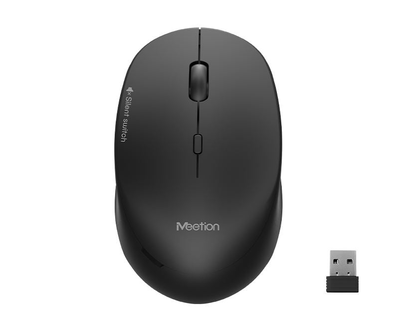 Meetion R570 vezeték nélküli csendes egér fekete (MT-R570BL)
