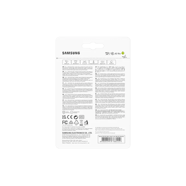 Samsung 128GB microSDXC Pro Plus Class10 U3 A2 V30 + adapterrel