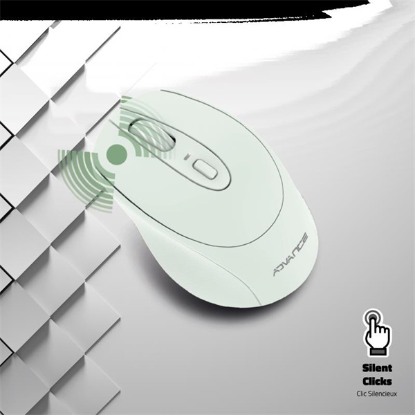Advance   FEEL WIRELESS Egér vezeték nélküli  Zöld 