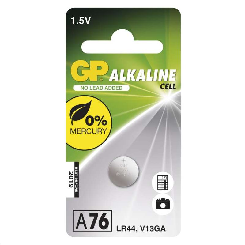 GP 1.5V Alkáli elem LR44 (1db/blister) (B13762) GP 1.5V Alkáli elem LR44 (1db/blister) (B13762)