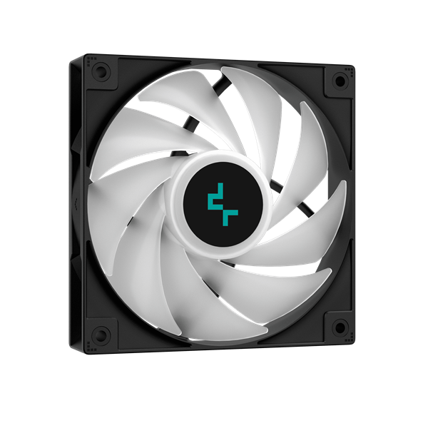 DeepCool CPU Cooler - AG400 DIGITAL ARGB (31,6 dB; max, 128,93 m3/h; 4pin csatlakozó, 4 db heatpipe, 12cm, PWM, A-RGB)