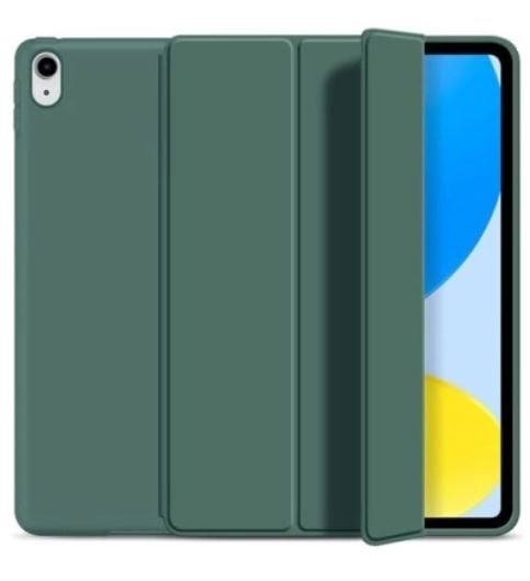 Gigapack Apple iPad 10.9" bőr hatású tablet tok sötétzöld (GP-133347)