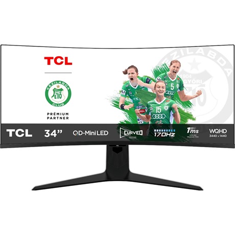 Tcl 34R83Q 34" ívelt monitor