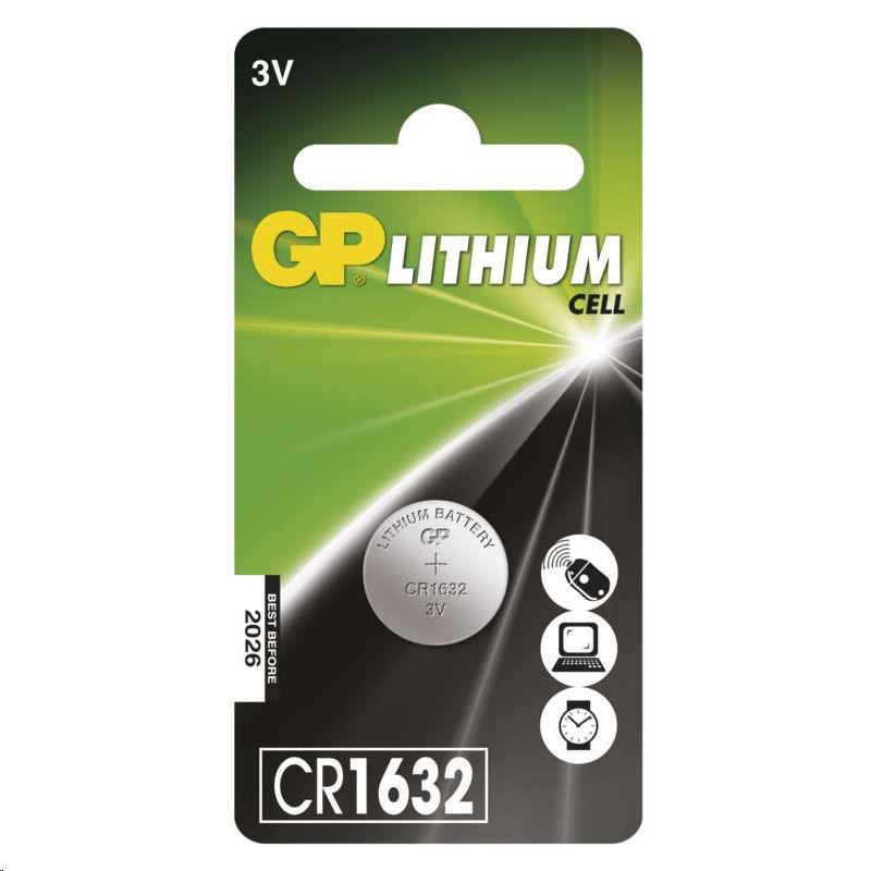 GP CR1632 Lithium gombelem (B15951)