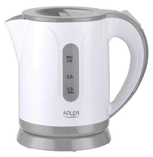 Adler AD1371g vízforraló fehér-szürke