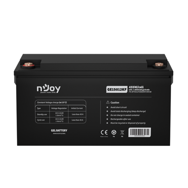 NJOY GE15012KF  12V/150Ah  T11  zárt gondozás mentes  GEL akkumulátor  