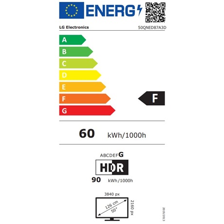 Lg 50QNED87A3D UHD SMART MINI-LED Televízió